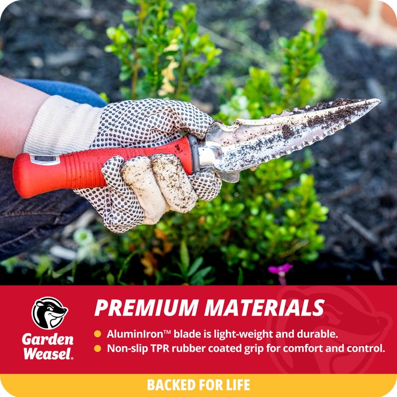 Garden Weasel Multi-Use Transplanter | Dig, Cultivate, Plant, Weed | Planting and Gardening Hand Digging Tool, Heavy Duty Trowel, Mini Gardening Shovel | 91360 - Image 4